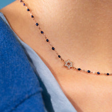 Gigi Clozeau - Star of David Classic Gigi Midnight diamond necklace, Rose Gold, 16.5"