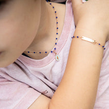 Gigi Clozeau - Little Gigi Lapis bracelet, Rectangle plaque, Rose Gold, 5.1"