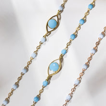Gigi Clozeau - Eye Classic Gigi Turquoise bracelet, Yellow Gold, 6.7"