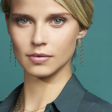 Gigi Clozeau - Classic Gigi dangling Scarab diamond earrings, Rose Gold