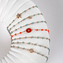 Gigi Clozeau - Gigi Supreme 1 Diamond Bracelet, Aqua, Rose Gold, 6.7"