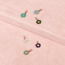 Gigi Clozeau - Flower Emerald Diamond Pendant, Yellow Gold
