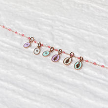 Gigi Clozeau - Madone Lilac Resin pendant, Rose gold