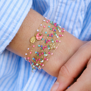 Gigi Clozeau - Classic Gigi Candy bracelet, Rose Gold, 7.1"