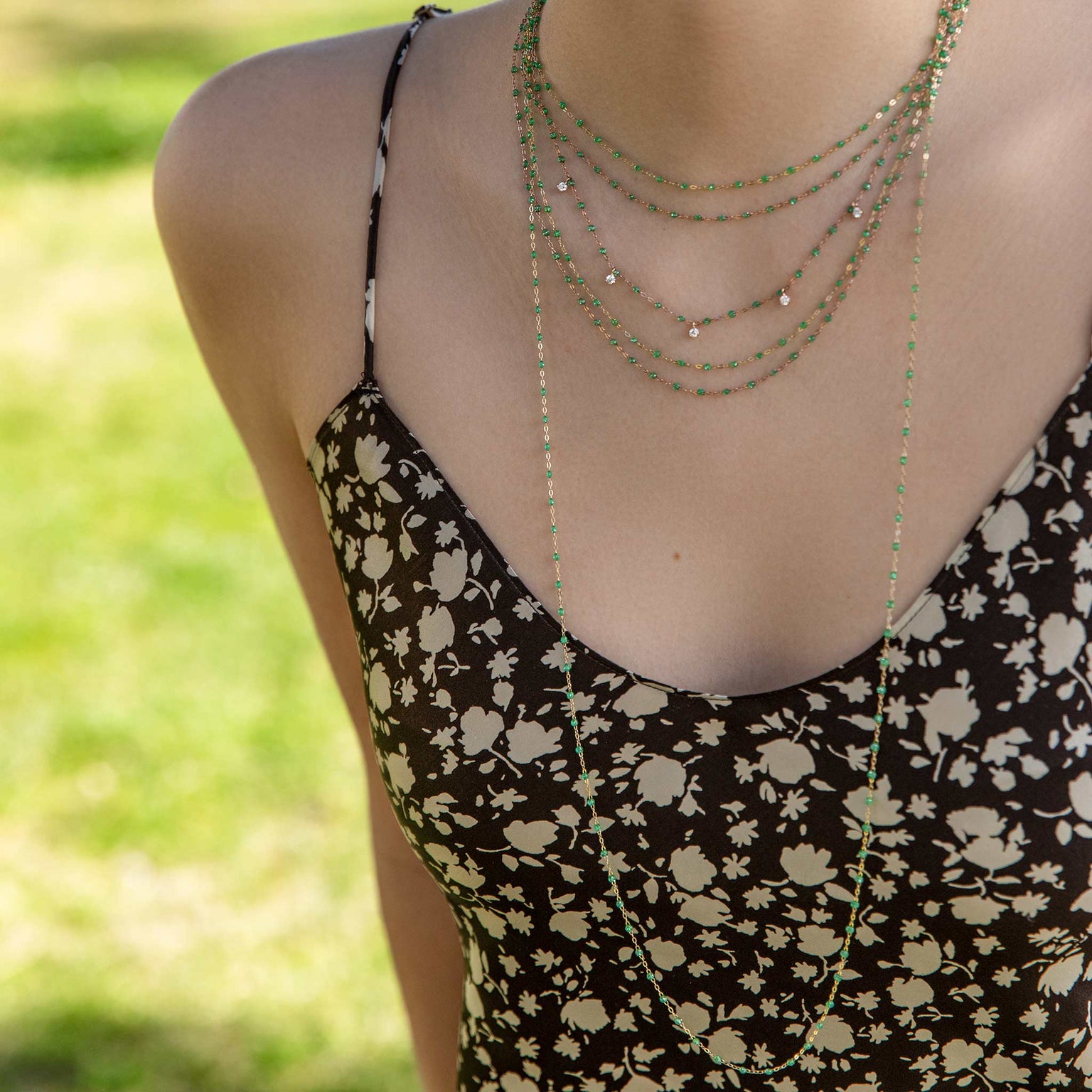 Gigi Clozeau - Classic Gigi Mint sautoir, Yellow Gold, 23.6"