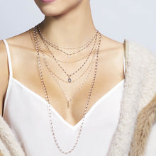 Gigi Clozeau - Classic Gigi White necklace, Rose Gold, 19.7"