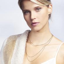 Gigi Clozeau - Classic Gigi Quartz Necklace, Rose Gold, 19.7"