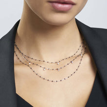 Gigi Clozeau - Gigi Supreme Classic 5 Diamond Necklace, Quartz, White Gold, 17.7"