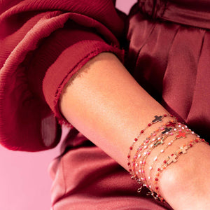 Gigi Clozeau - Classic Gigi Saumon bracelet, Rose Gold, 7.5"