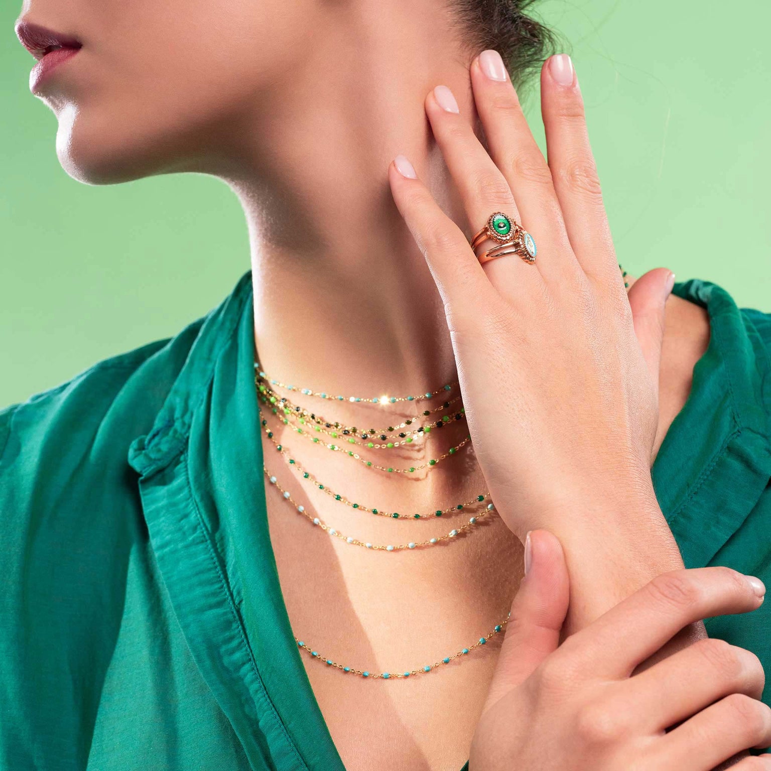 Gigi Clozeau - Classic Gigi Lagoon sautoir, Yellow Gold, 34"