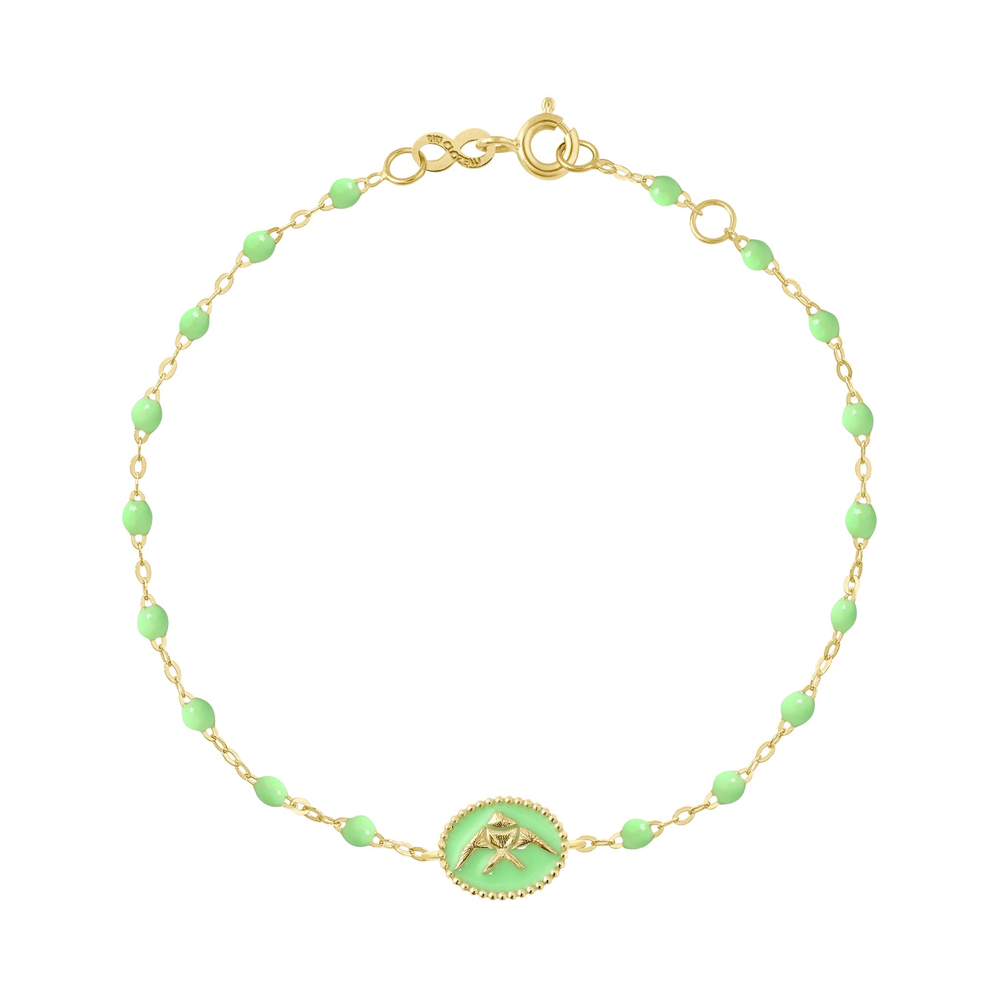 Gigi Clozeau - Anis Angelfish Bracelet, Yellow Gold, 6.7"
