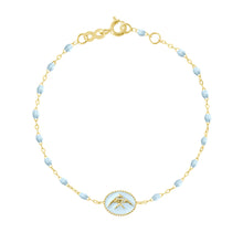 Gigi Clozeau - Baby Blue Angelfish Bracelet, Yellow Gold, 6.7"
