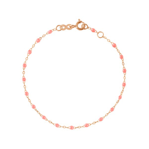 Gigi Clozeau - Baby Classic Gigi Fuchsia bracelet, Rose Gold, 5.1"