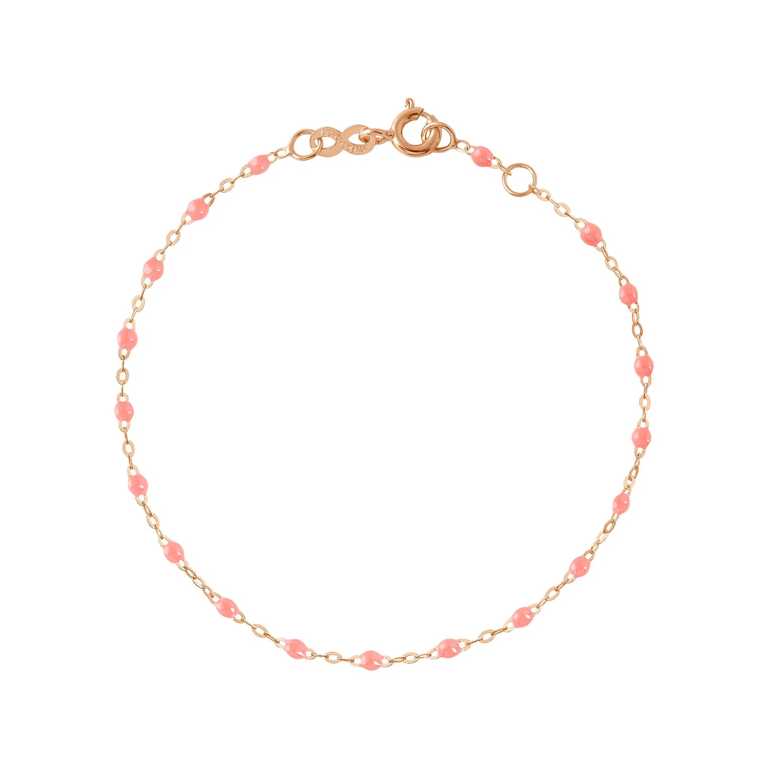 Gigi Clozeau - Baby Classic Gigi Fuchsia bracelet, Rose Gold, 5.1"