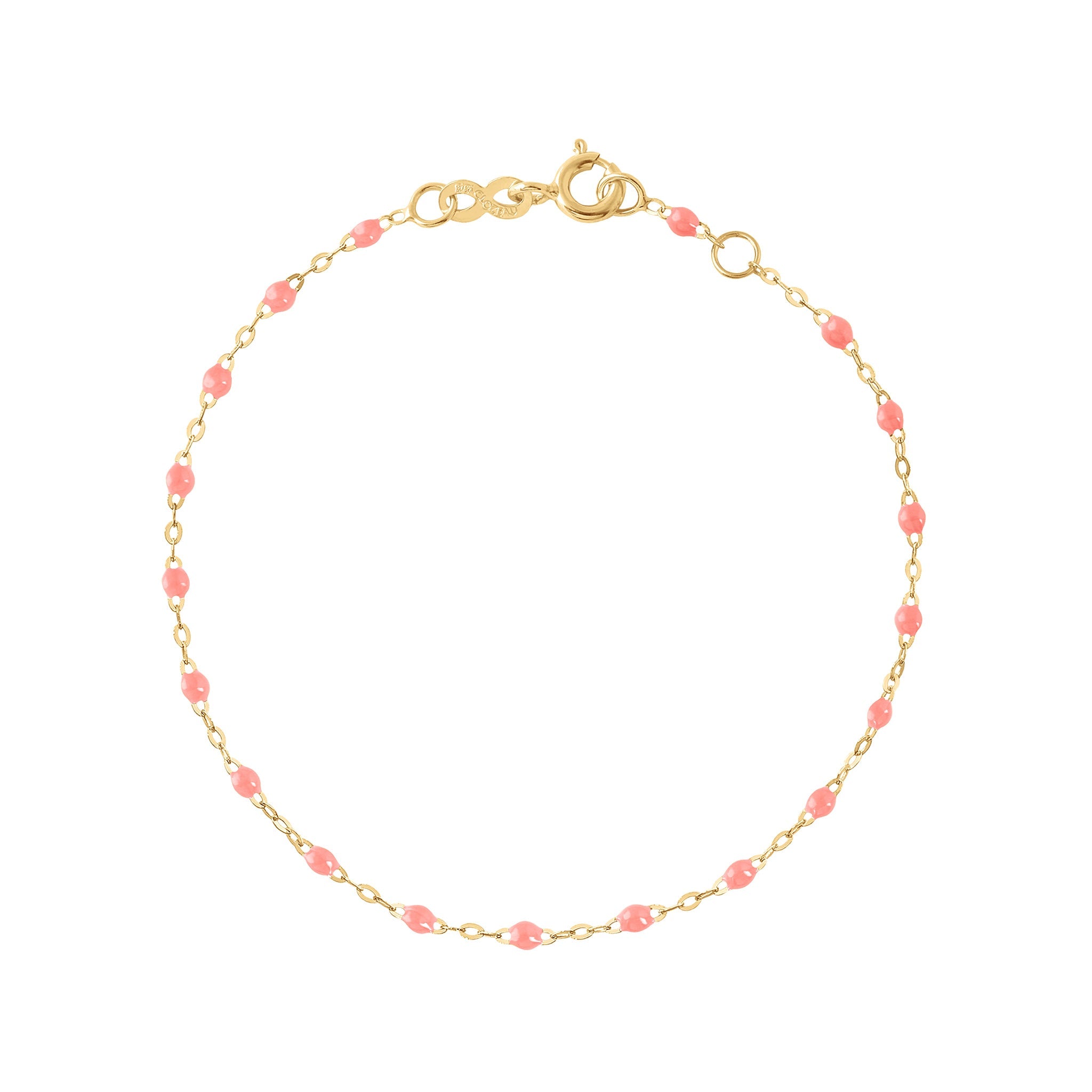 Gigi Clozeau - Baby Classic Gigi Fuchsia bracelet, Yellow Gold, 5.1"