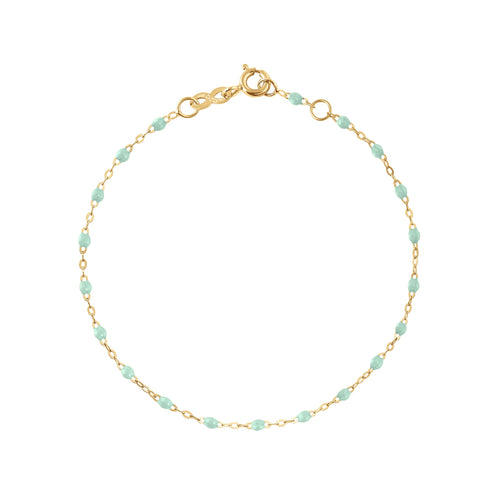 Gigi Clozeau - Baby Classic Gigi Jade bracelet, Yellow Gold, 5.1