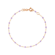 Gigi Clozeau - Baby Classic Gigi Lilac bracelet, Rose Gold, 5.1"