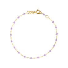 Gigi Clozeau - Baby Classic Gigi Lilac bracelet, Yellow Gold, 5.1"