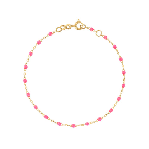 Gigi Clozeau - Baby Classic Gigi Pink bracelet, Yellow Gold, 5.1
