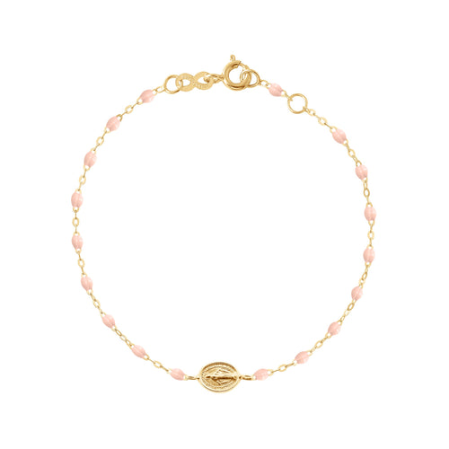Gigi Clozeau - Baby Madone Charm Classic Gigi Baby Pink bracelet, Yellow Gold, 5.1