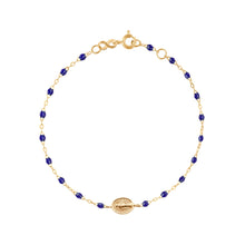 Gigi Clozeau - Baby Madone Charm Classic Gigi Lapis bracelet, Yellow Gold, 5.1"