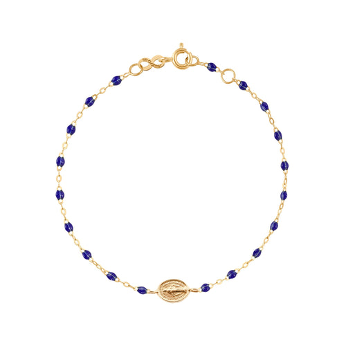 Gigi Clozeau - Baby Madone Charm Classic Gigi Lapis bracelet, Yellow Gold, 5.1