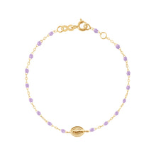 Gigi Clozeau - Baby Madone Charm Classic Gigi Lilac bracelet, Yellow Gold, 5.1"