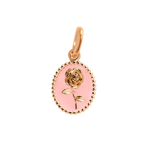 Gigi Clozeau - Baby Pink Rose Pendant, Rose Gold