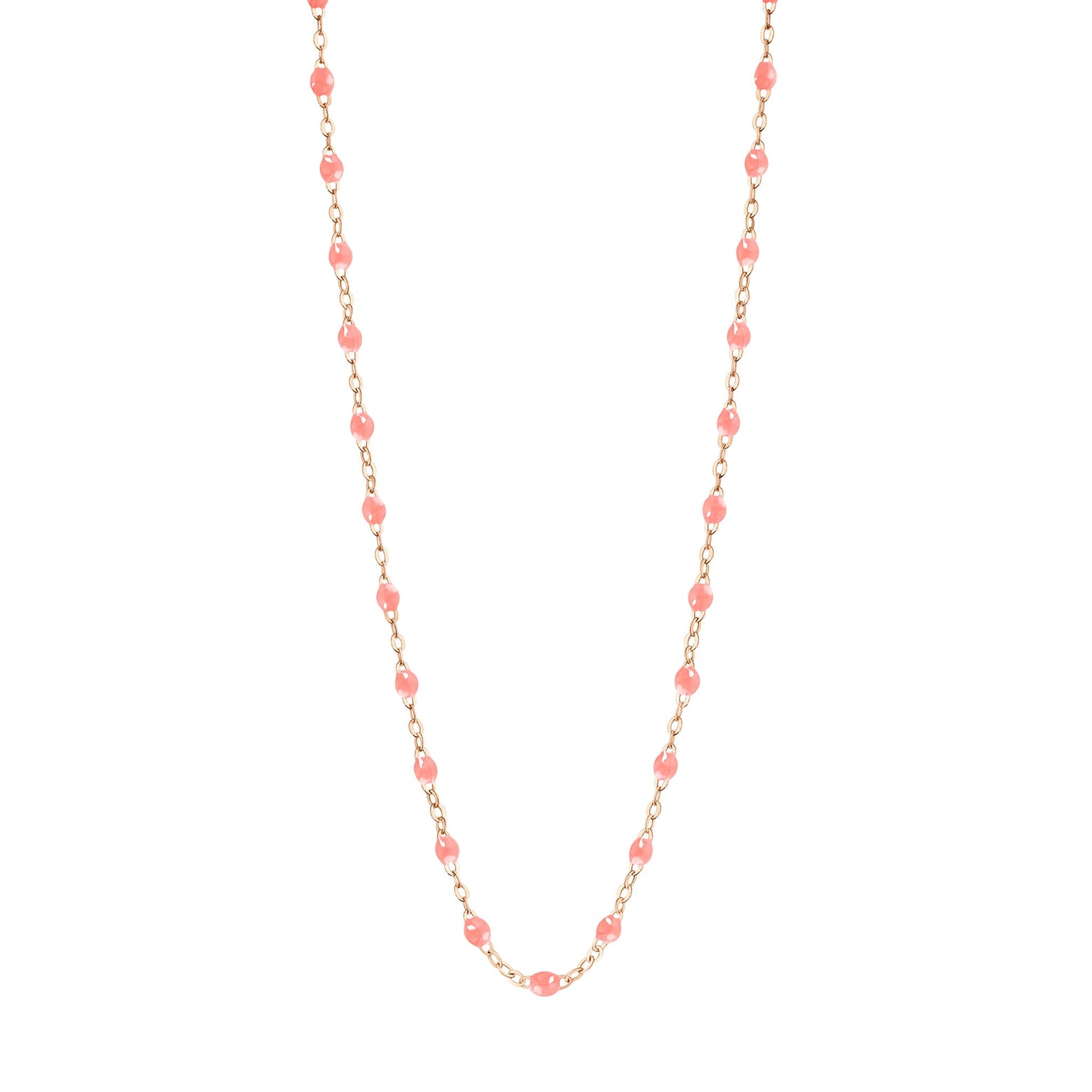 Gigi Clozeau - Child Classic Gigi Fuchsia necklace, Rose Gold, 13"