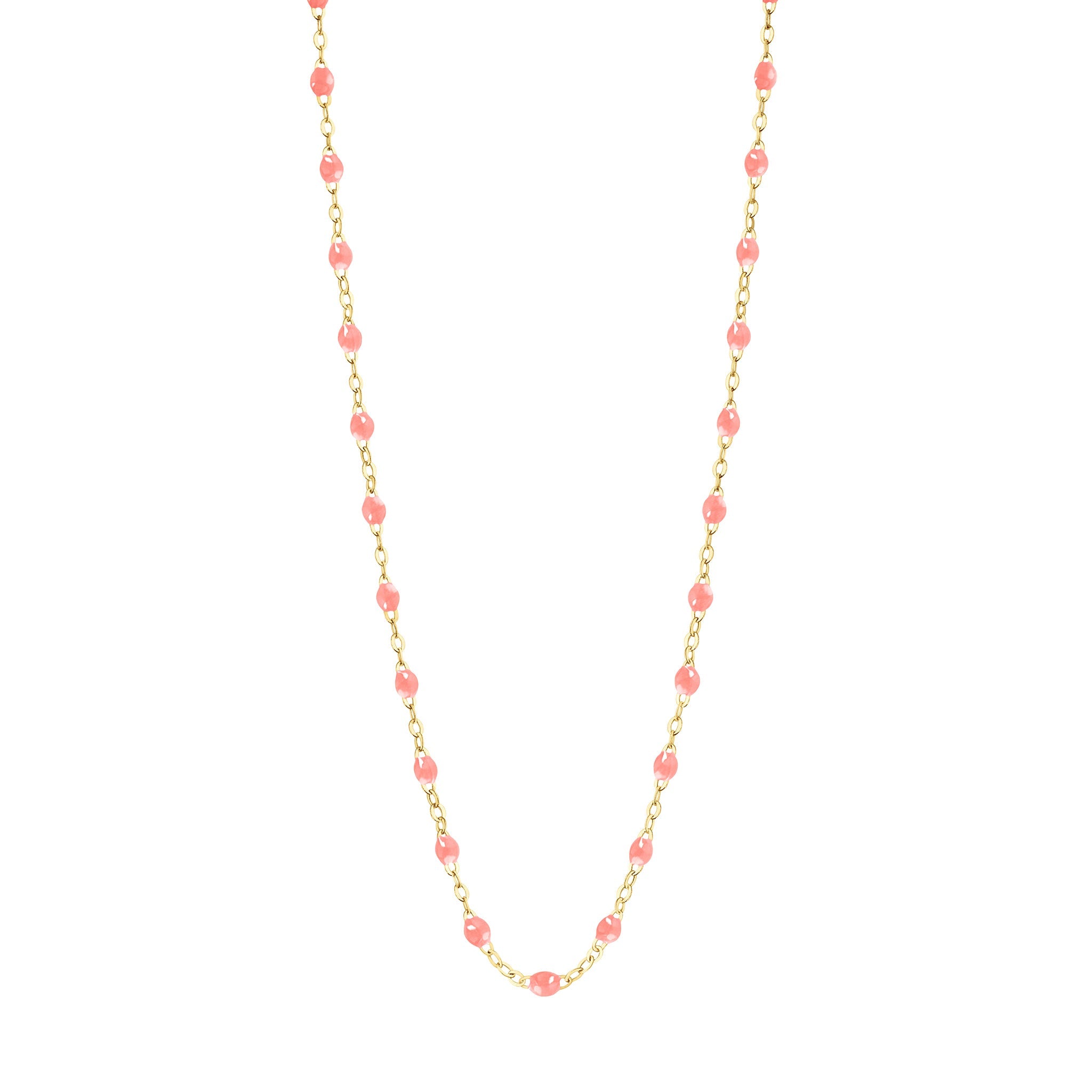 Gigi Clozeau - Child Classic Gigi Fuchsia necklace, Yellow Gold, 13"