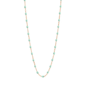 Gigi Clozeau - Child Classic Gigi Jade necklace, Rose Gold, 13"