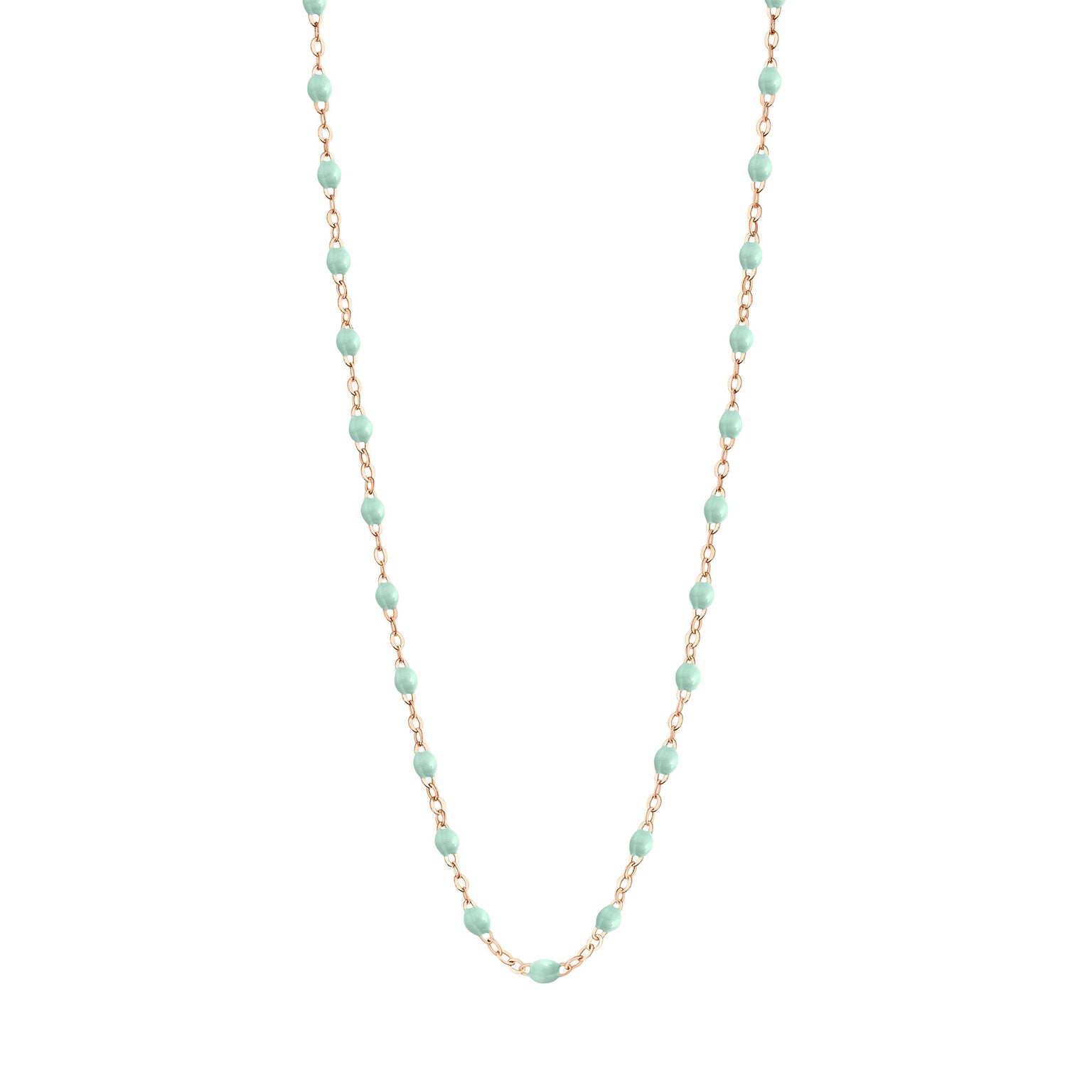 Gigi Clozeau - Child Classic Gigi Jade necklace, Rose Gold, 13"