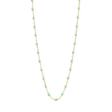 Gigi Clozeau - Child Classic Gigi Jade necklace, Yellow Gold, 13"