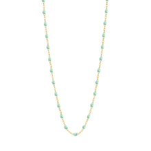 Gigi Clozeau - Child Classic Gigi Jade necklace, Yellow Gold, 13"