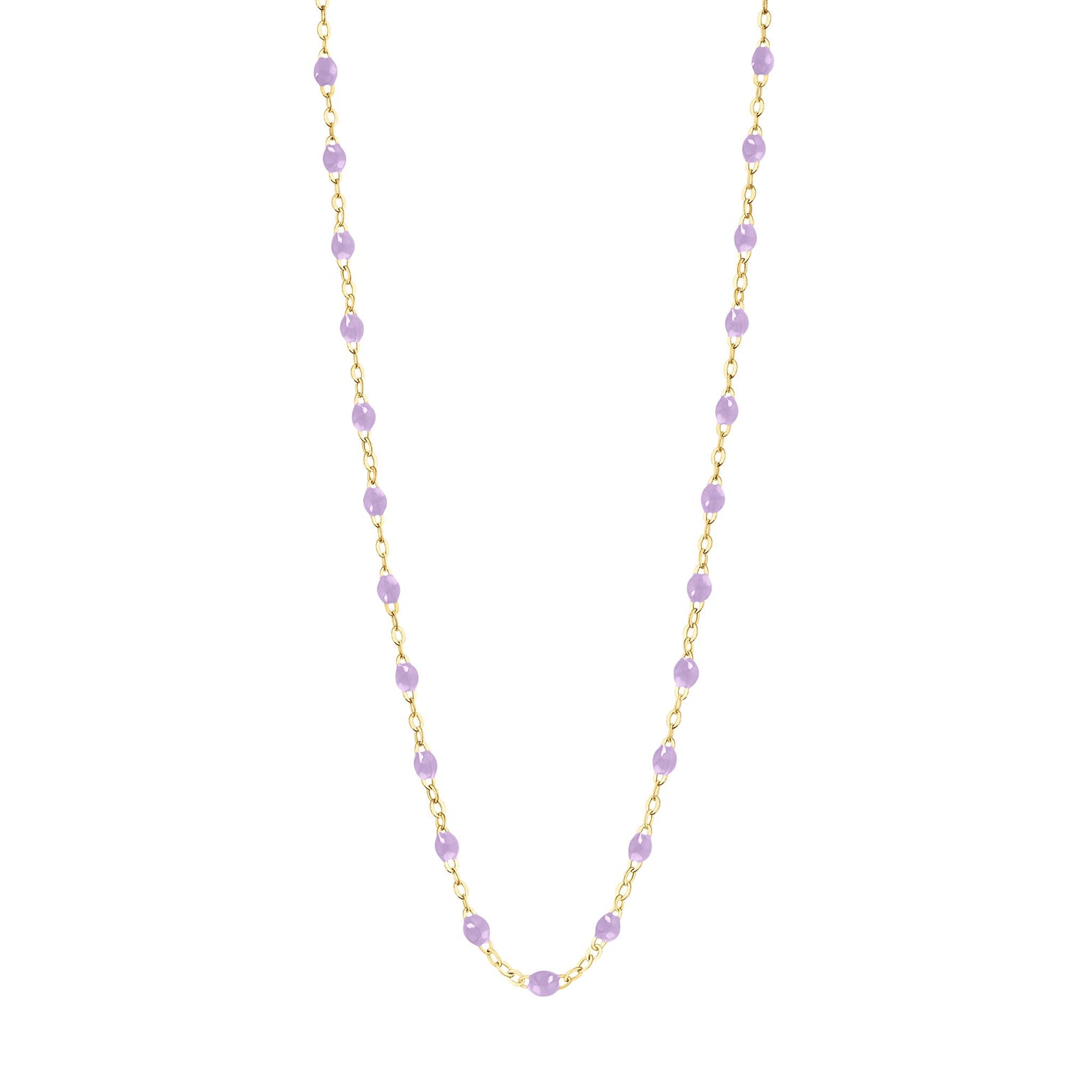 Gigi Clozeau - Child Classic Gigi Lilac necklace, Yellow Gold, 13"