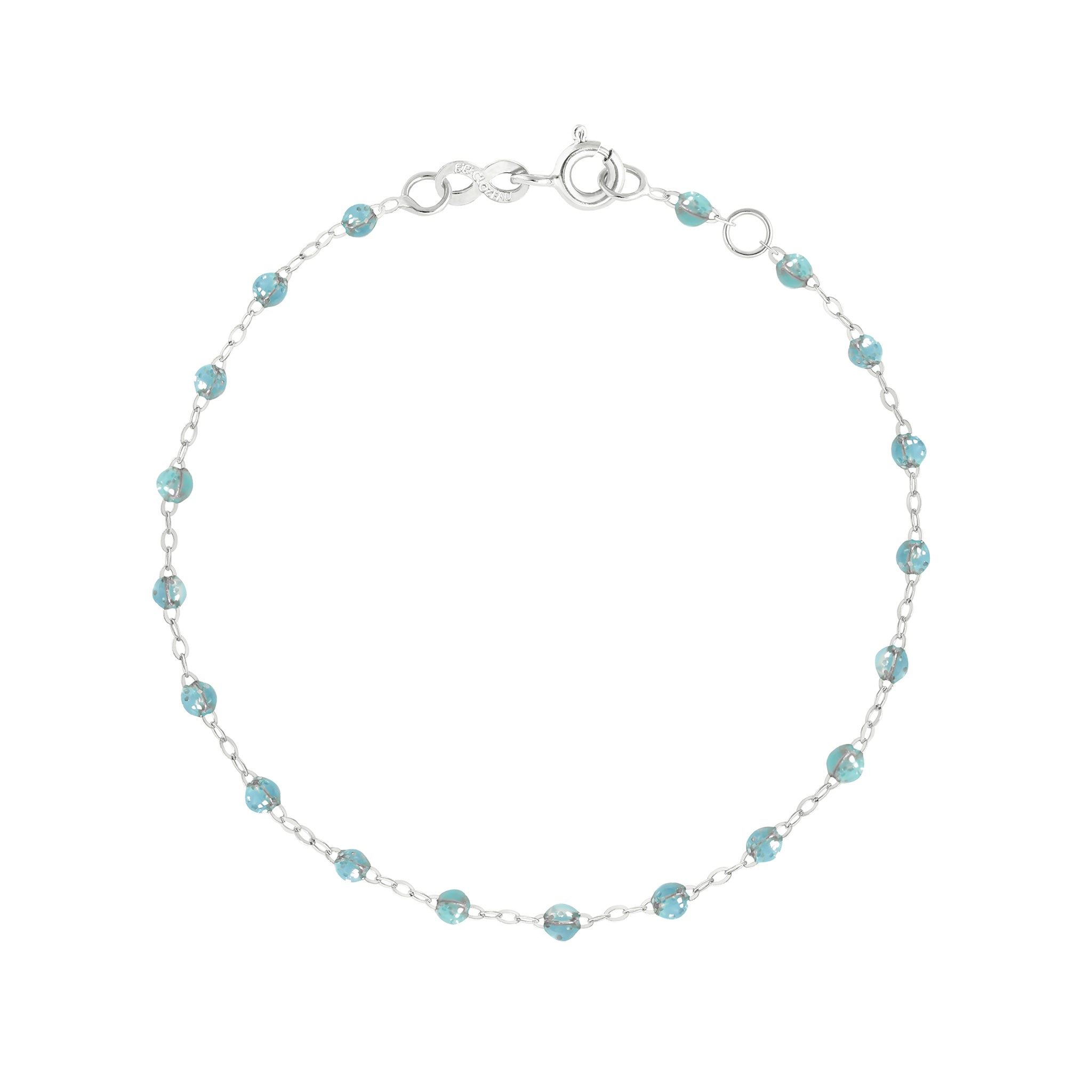 Gigi Clozeau - Classic Gigi Aqua bracelet, White Gold, 6.7"