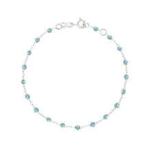 Gigi Clozeau - Classic Gigi Aqua bracelet, White Gold, 6.7"