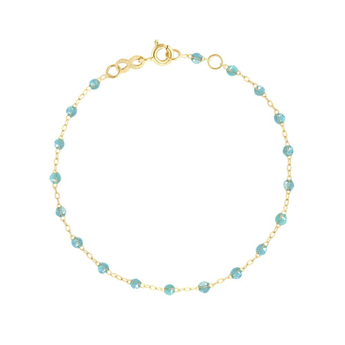 Gigi Clozeau - Classic Gigi Aqua bracelet, Yellow Gold, 7.5