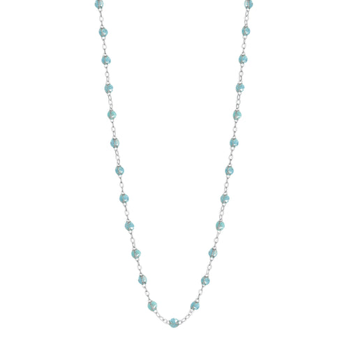 Gigi Clozeau - Classic Gigi Aqua necklace, White Gold, 16.5