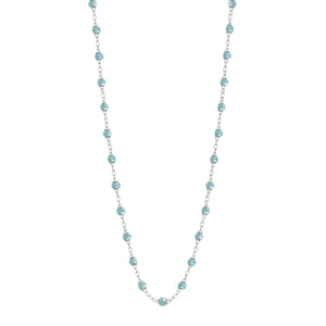 Gigi Clozeau - Classic Gigi Aqua necklace, White Gold, 16.5"