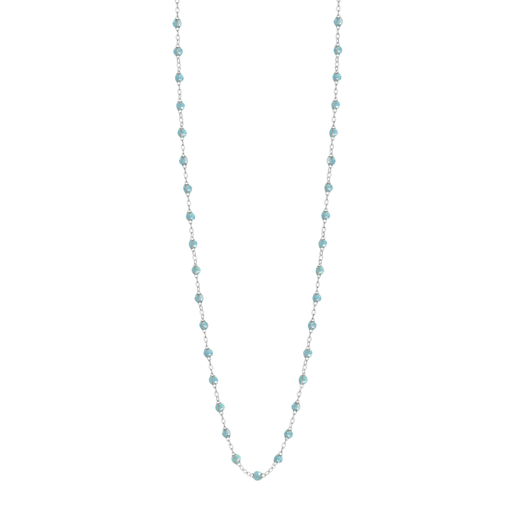 Gigi Clozeau - Classic Gigi Aqua sautoir, White Gold, 23.6"