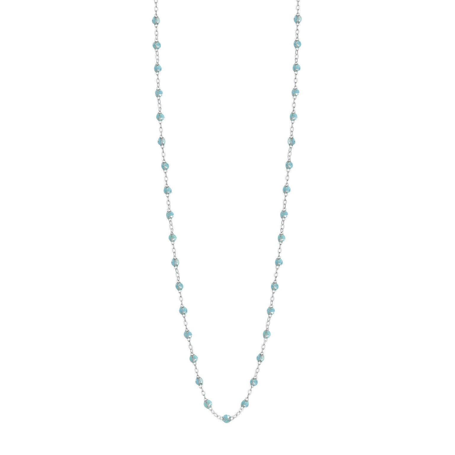 Gigi Clozeau - Classic Gigi Aqua sautoir, White Gold, 23.6"
