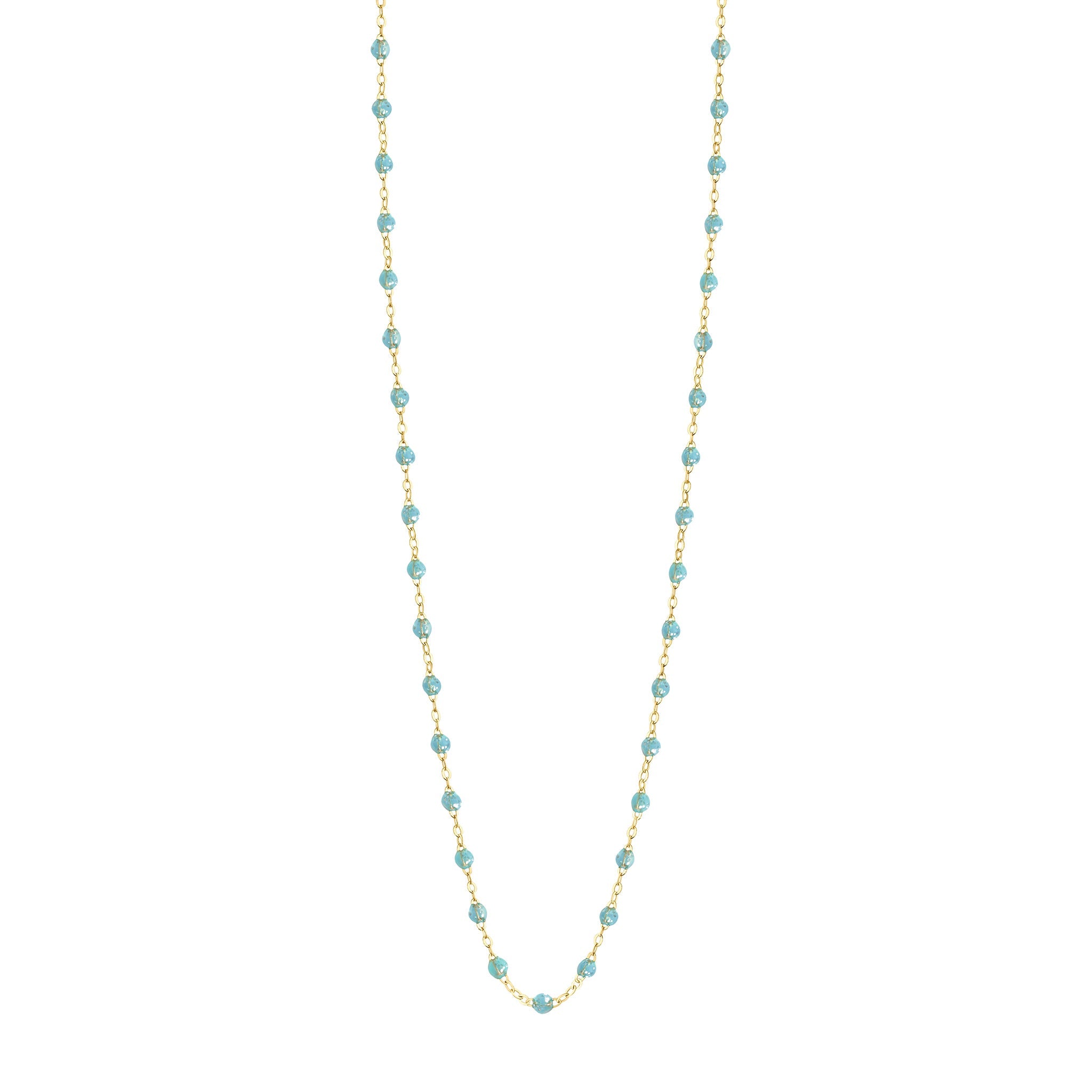 Gigi Clozeau - Classic Gigi Aqua sautoir, Yellow Gold, 34"
