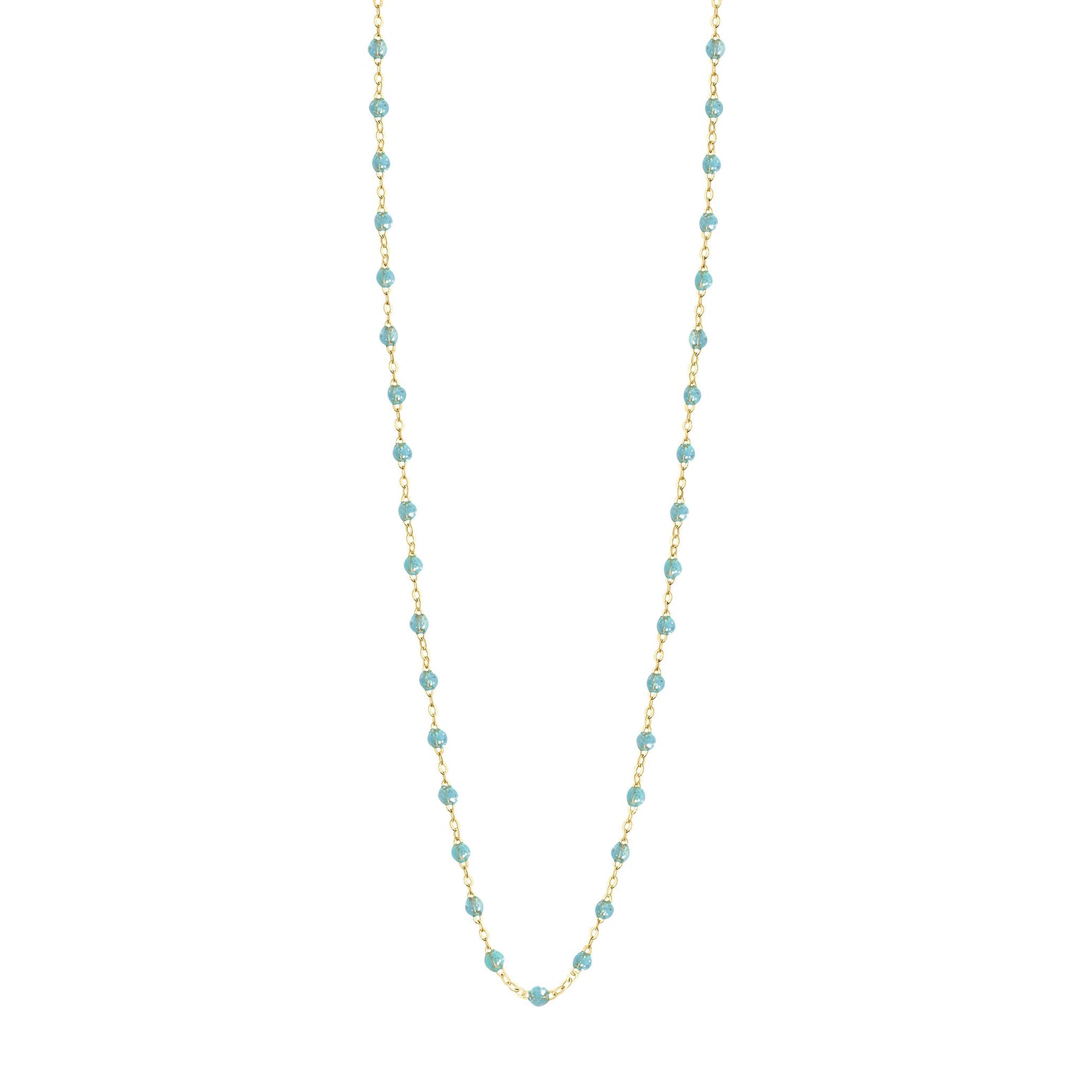 Gigi Clozeau - Classic Gigi Aqua sautoir, Yellow Gold, 34"
