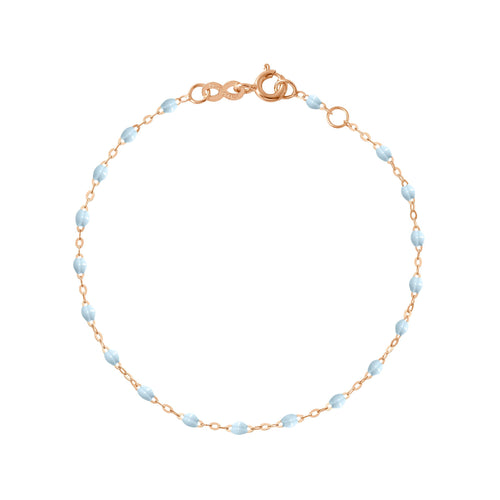 Gigi Clozeau - Classic Gigi Baby Blue bracelet, Rose Gold, 6.7