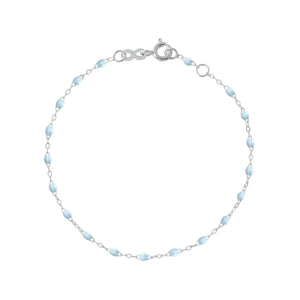 Gigi Clozeau - Classic Gigi Baby Blue bracelet, White Gold, 7.5"