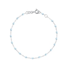 Gigi Clozeau - Classic Gigi Baby Blue bracelet, White Gold, 6.7"