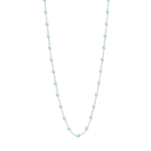 Gigi Clozeau - Classic Gigi Baby Blue necklace, White Gold, 16.5