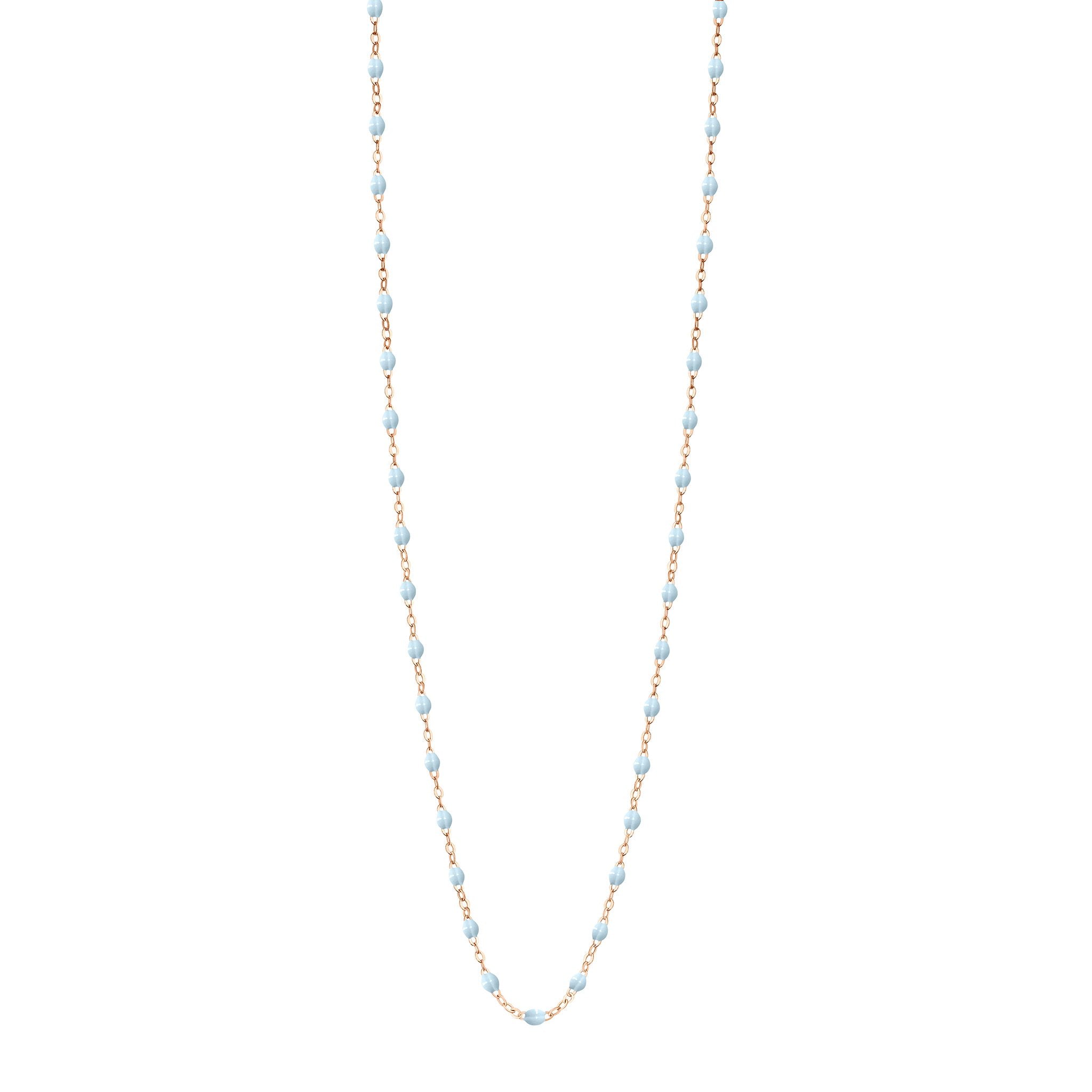 Gigi Clozeau - Classic Gigi Baby Blue sautoir, Rose Gold, 23.6"