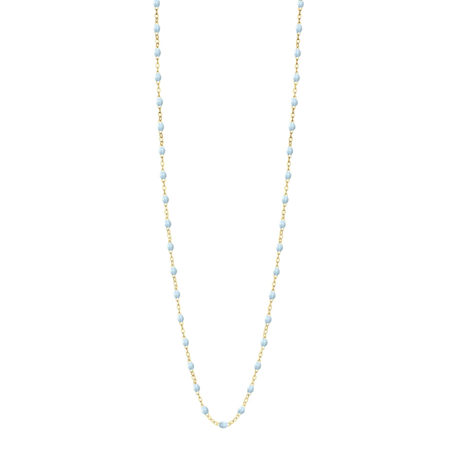 Gigi Clozeau - Classic Gigi Baby Blue sautoir, Yellow Gold, 23.6"